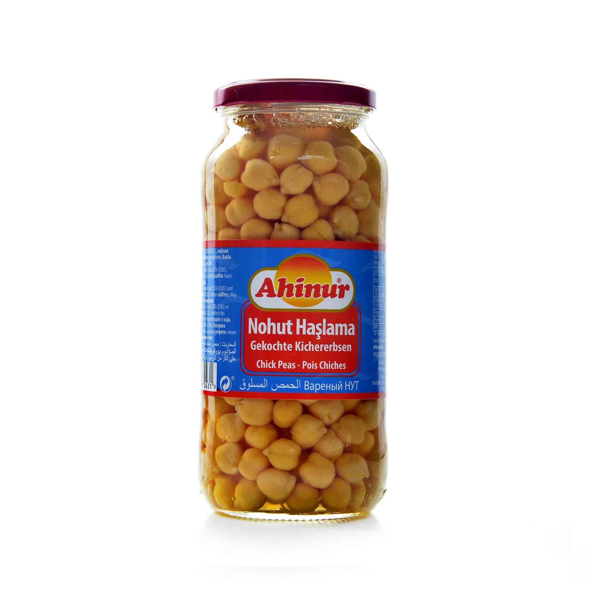 Ahinur Gekookte Kikkererwten 540gr