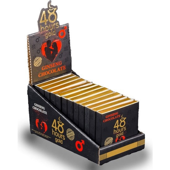 48 hours gold ginseng  chocolade 16gr