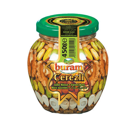 Buram Honing met Noten 450gr