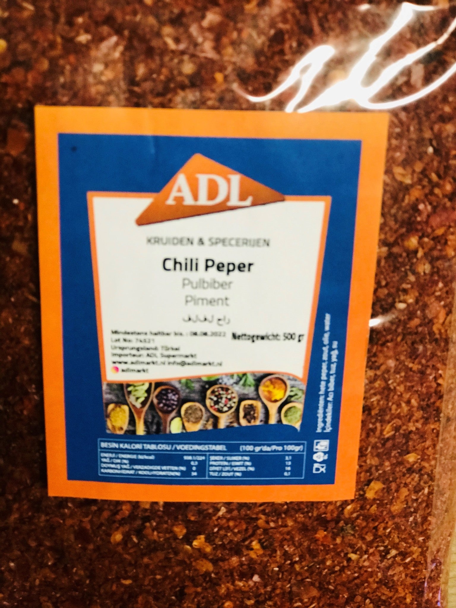 ADL Chili Peper 500gr