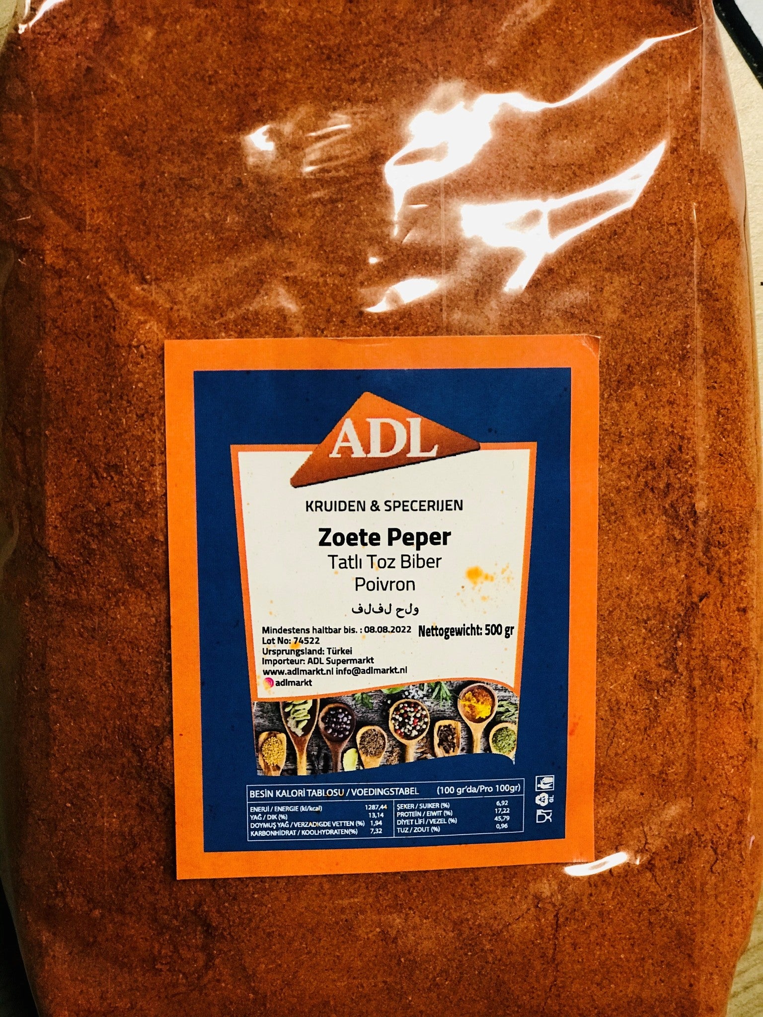 ADL Zoete peper 500 gr