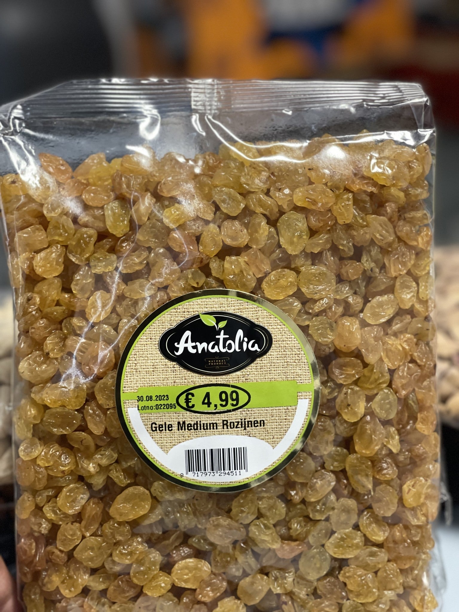 Anatolia Gele Medium Rozijnen 750gr