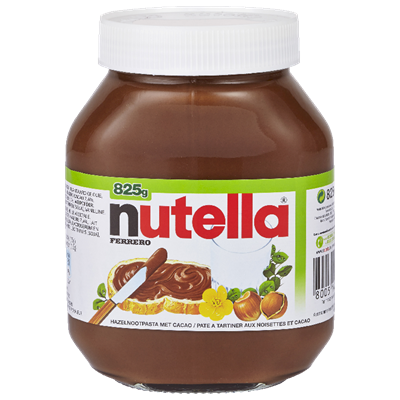 Nutella Hazelnootpasta 825gr